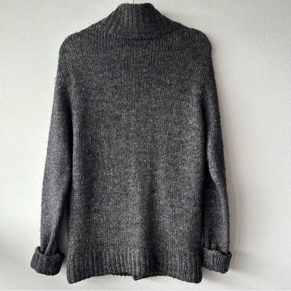 Our Legacy Men’s Alpaca Linen Wool Blend Chunky Knit Cardigan - Picture 2 of 11